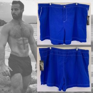 Catalina Swim Trunks 3XL NWT 100% polyester  Snap / zipper closure 2 pockets